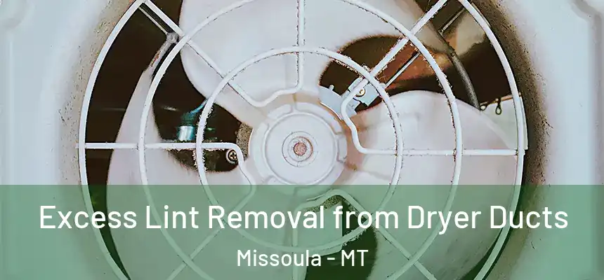 Excess Lint Removal from Dryer Ducts Missoula - MT